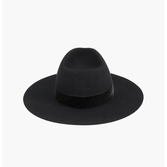 Lack of Color Benson Wool Fedora Black Size Small NWOT - Picture 3 of 9